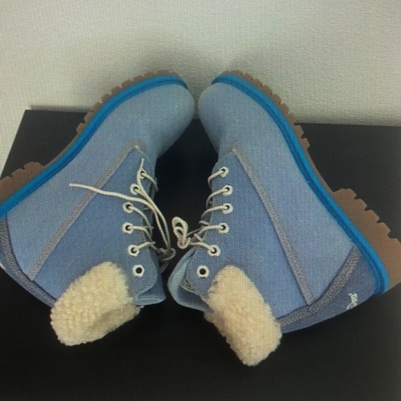 Timberland blue don junior 6 inch denim boots - Picture 2 of 4